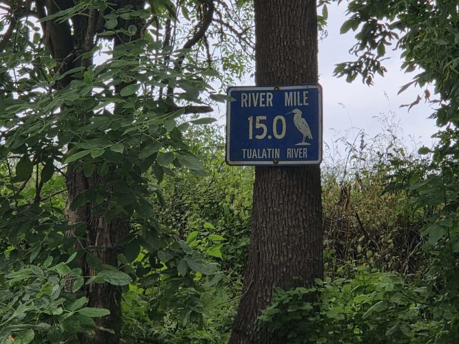 Señal de la milla 15.0